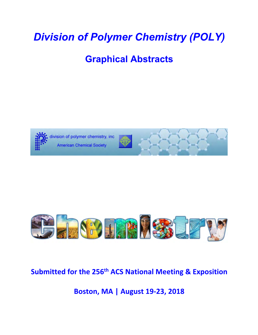2018 Fall Graphical Abstracts