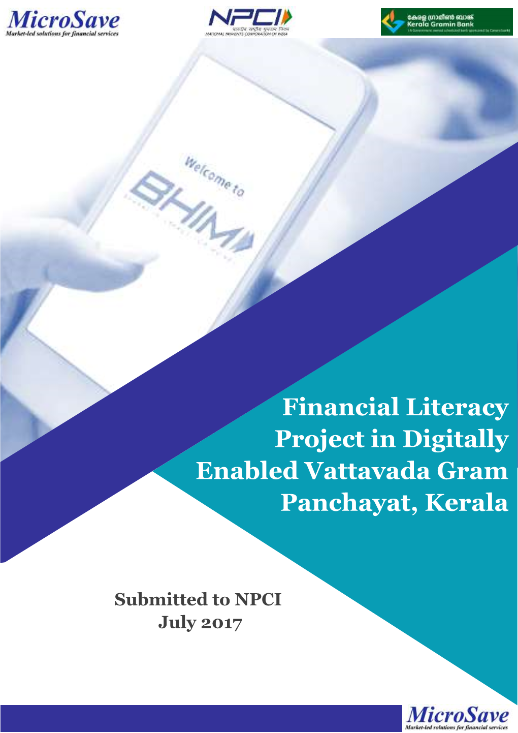 Financial Literacy Project in Digitally Enabled Vattavada Gram Panchayat, Kerala