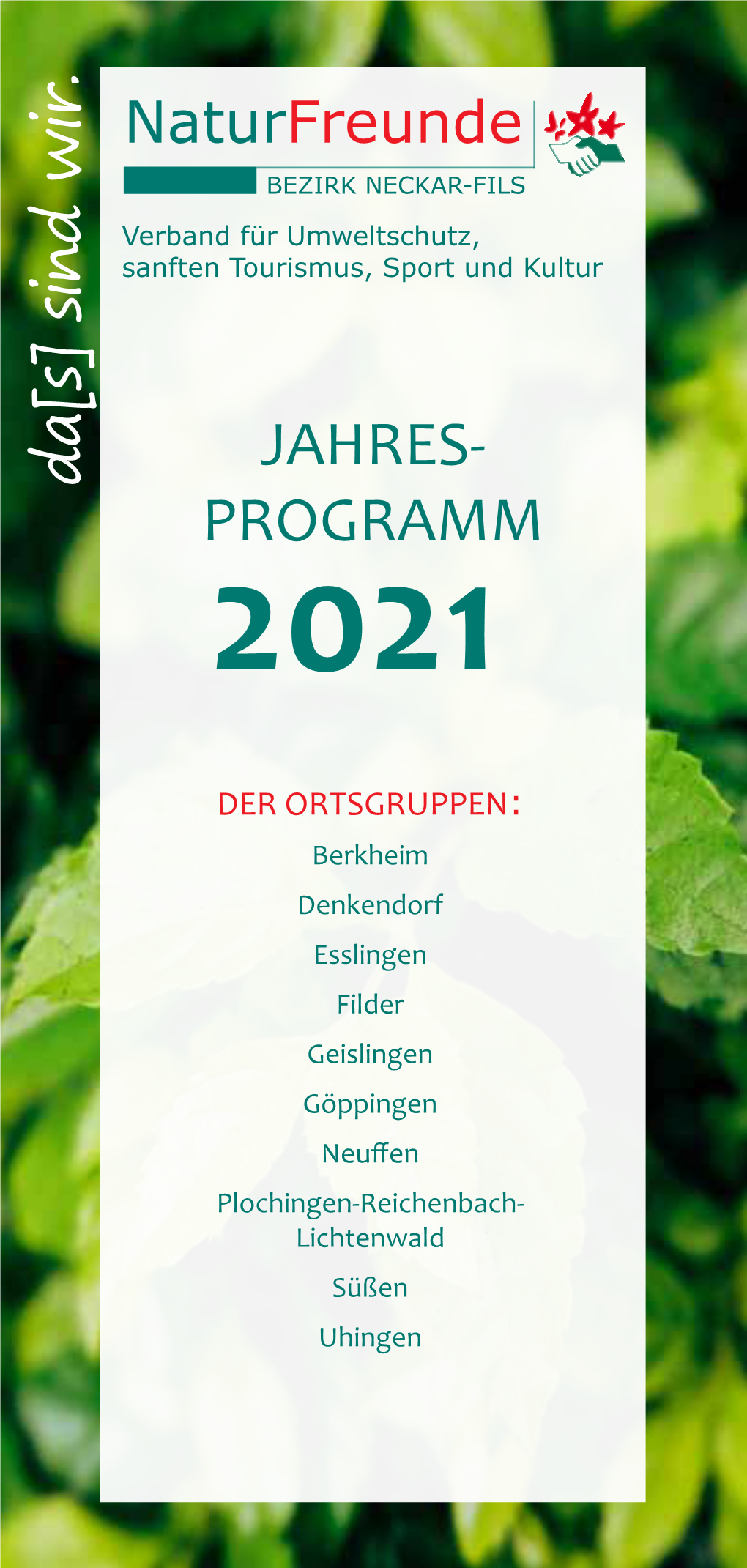 Jahresprogramm 2021 Sa 09.01