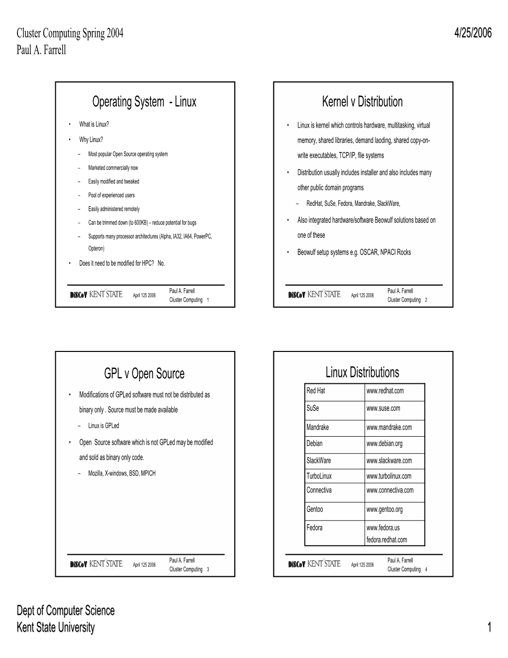 Linux Kernel V Distribution GPL V Open Source Linux Distributions