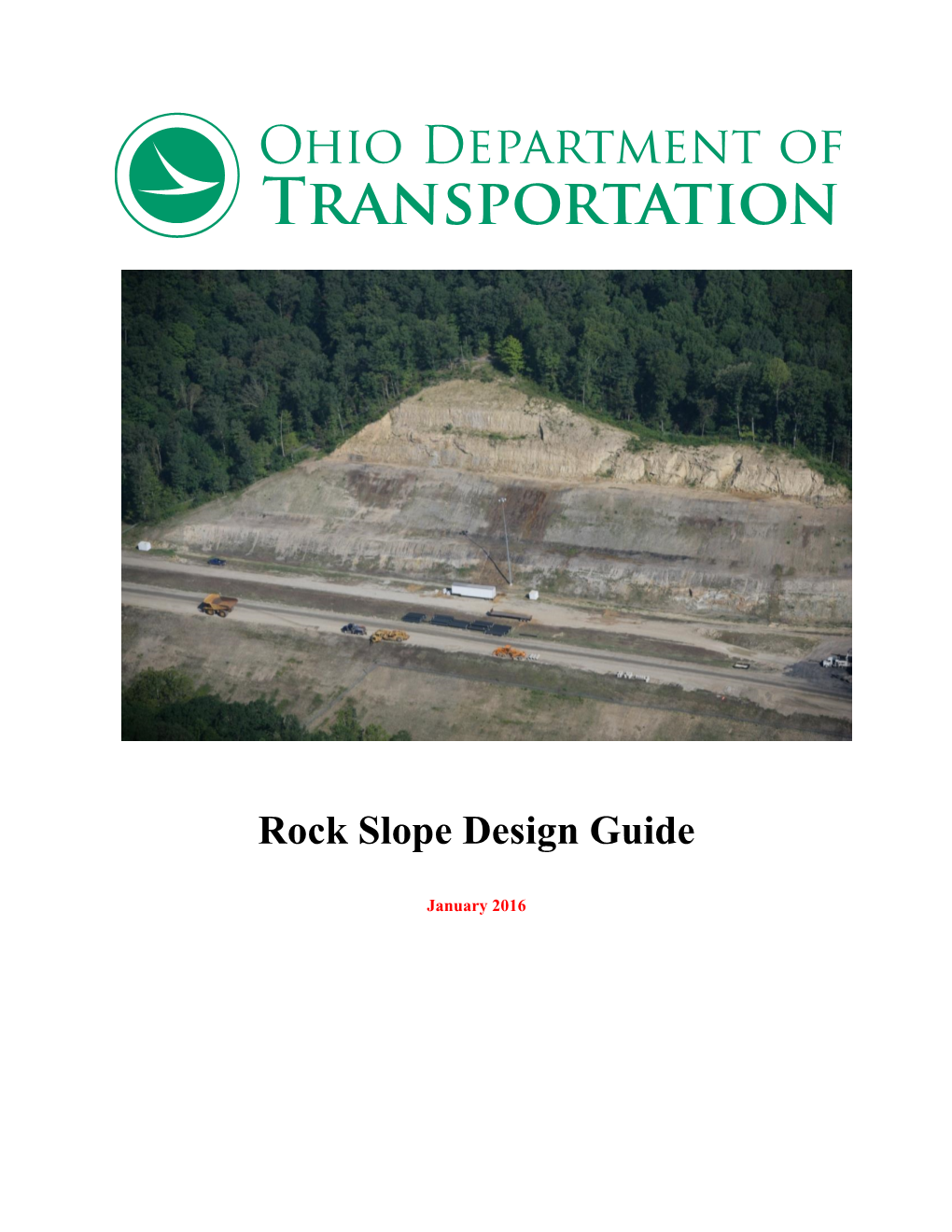 Rock Slope Design Guide