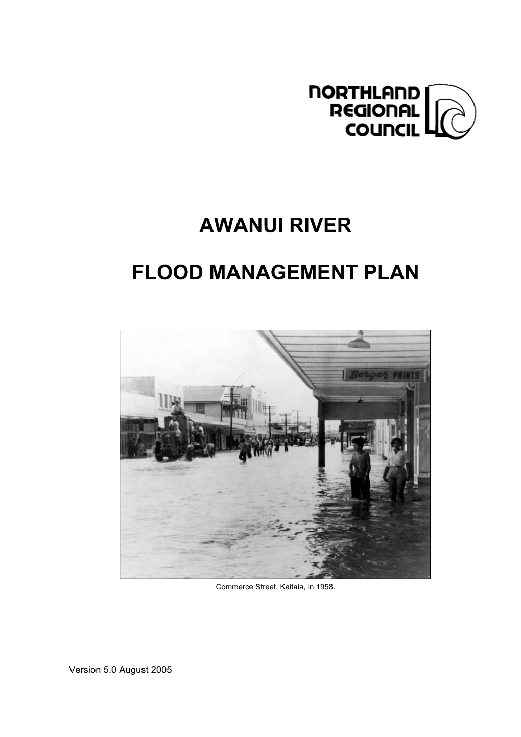 Awanui River Flood Management Plan V5 0.Pdf