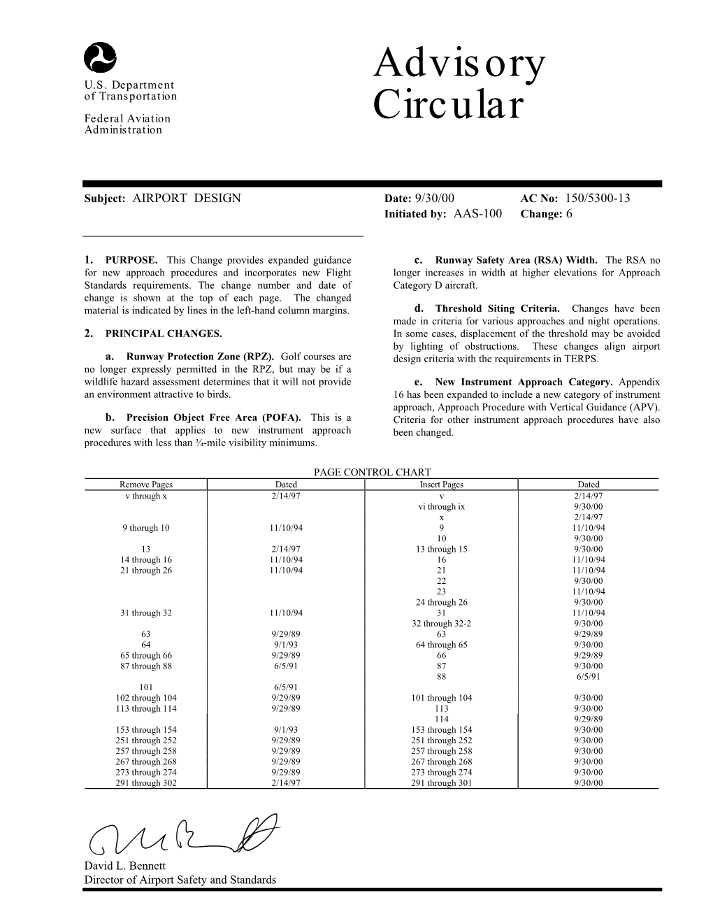 Advisory Circular 150/5340-1