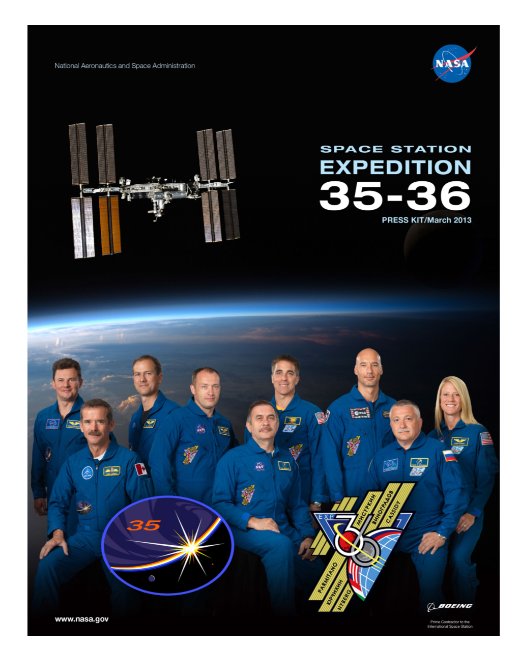 Space Station Mission Expeditions 35 and 36 Press Kit Final