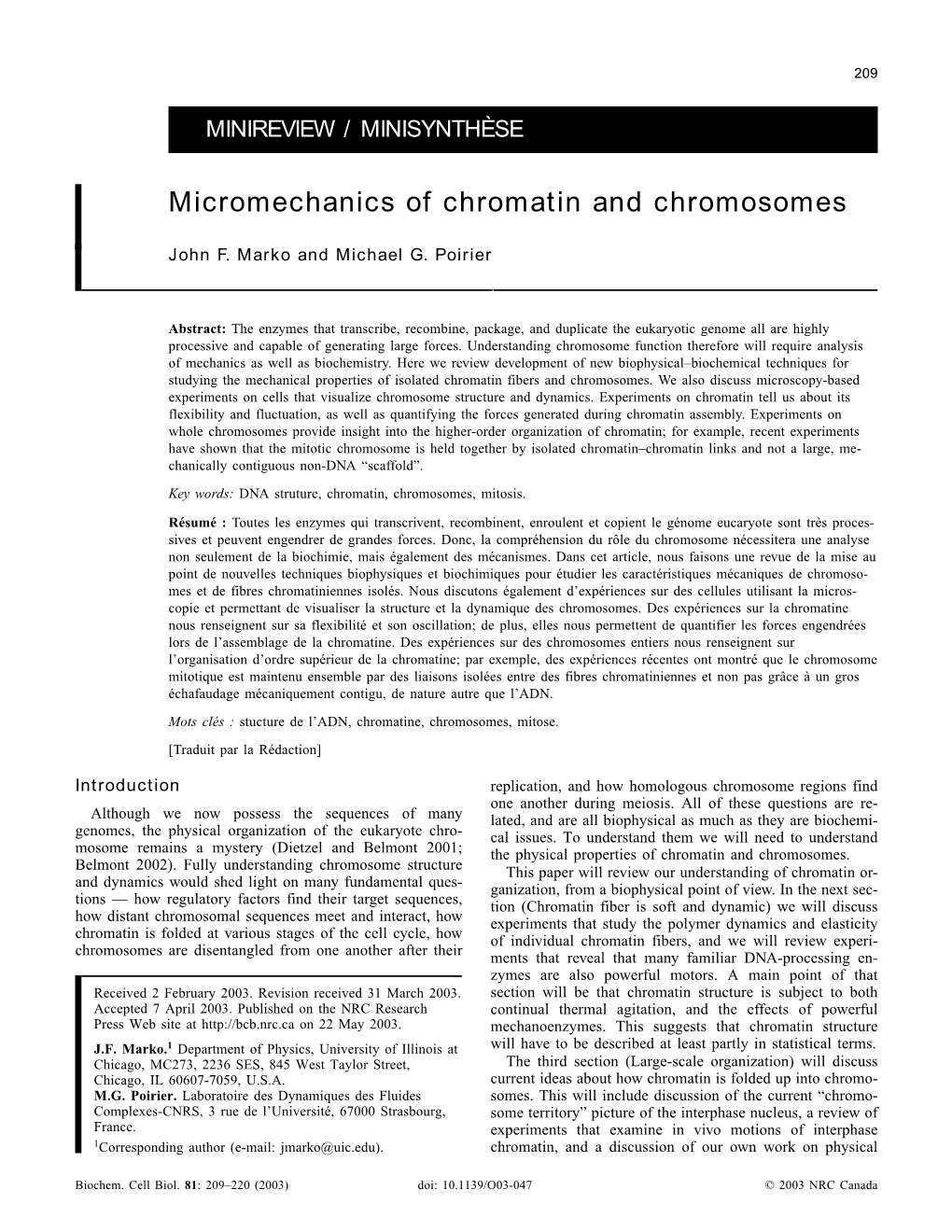 Micromechanics of Chromatin and Chromosomes