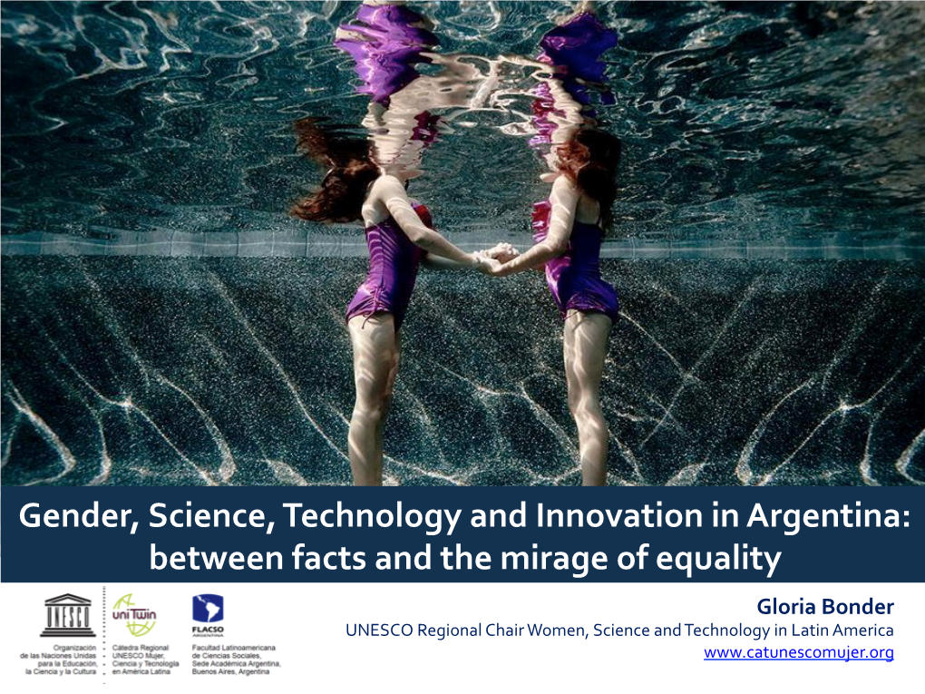 Gender, Science, Technology and Innovation In