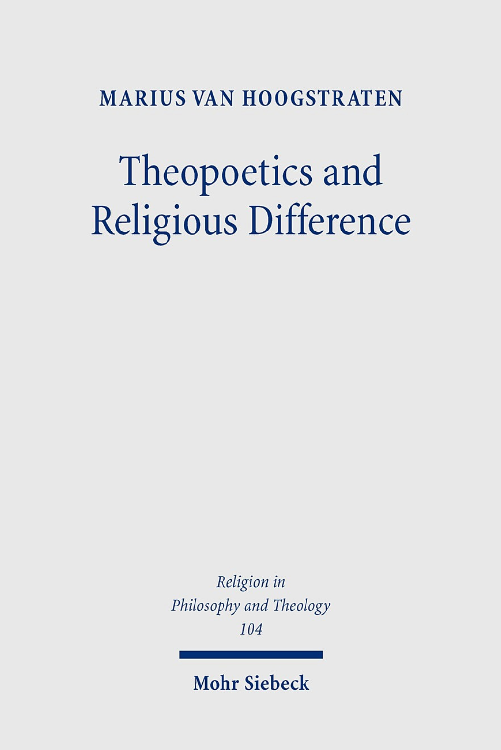 Theopoetics and Religious Difference