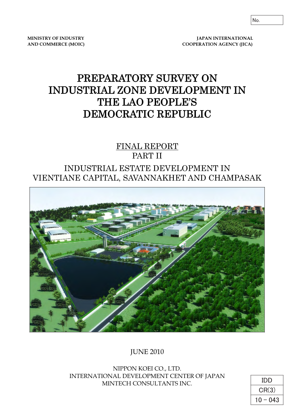 Preparatory Survey on Industrial Zone