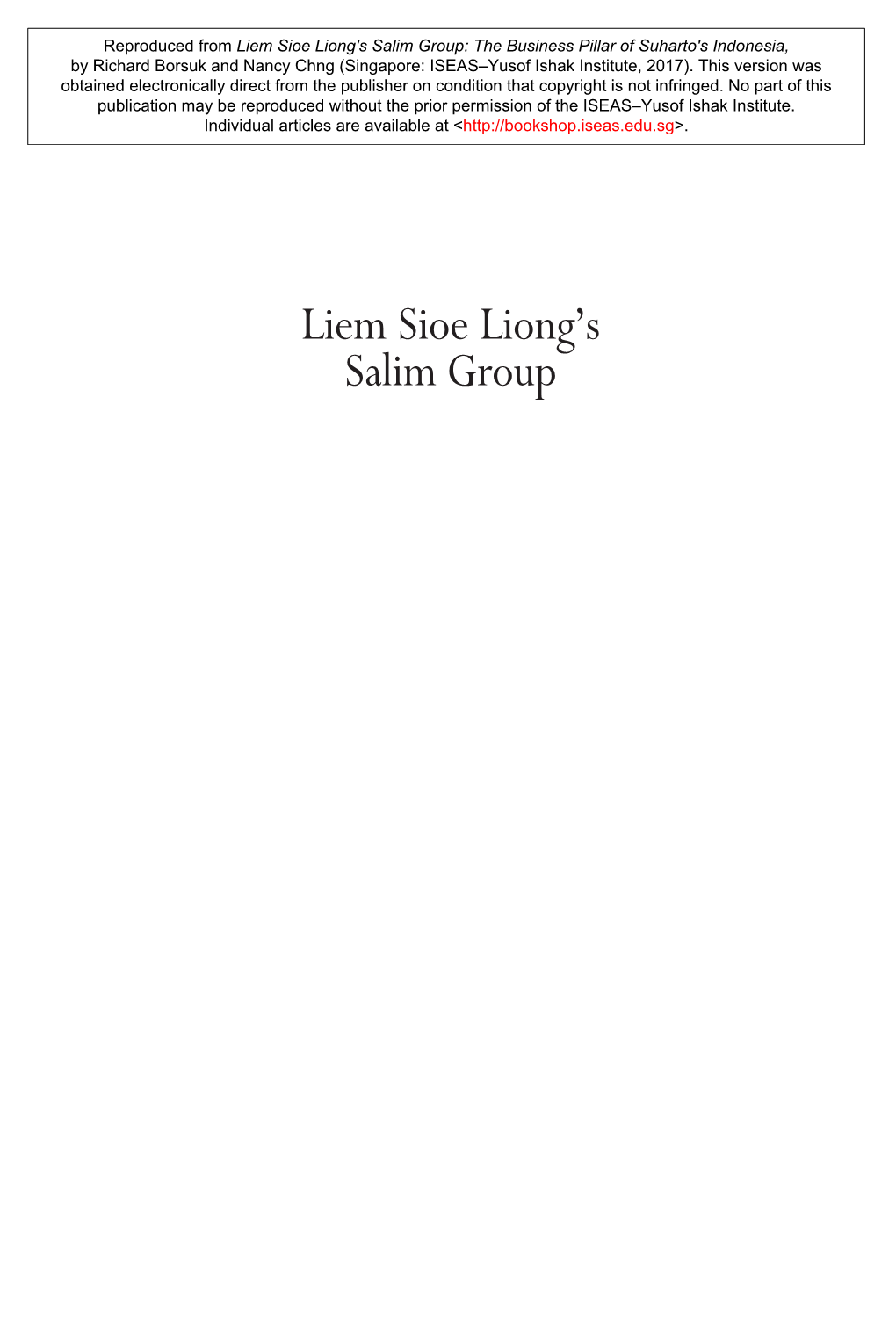 Liem Sioe Liong's Salim Group