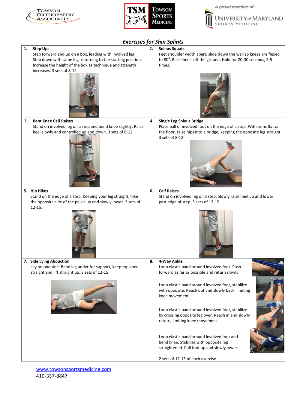 Exercises for Shin Splints 1