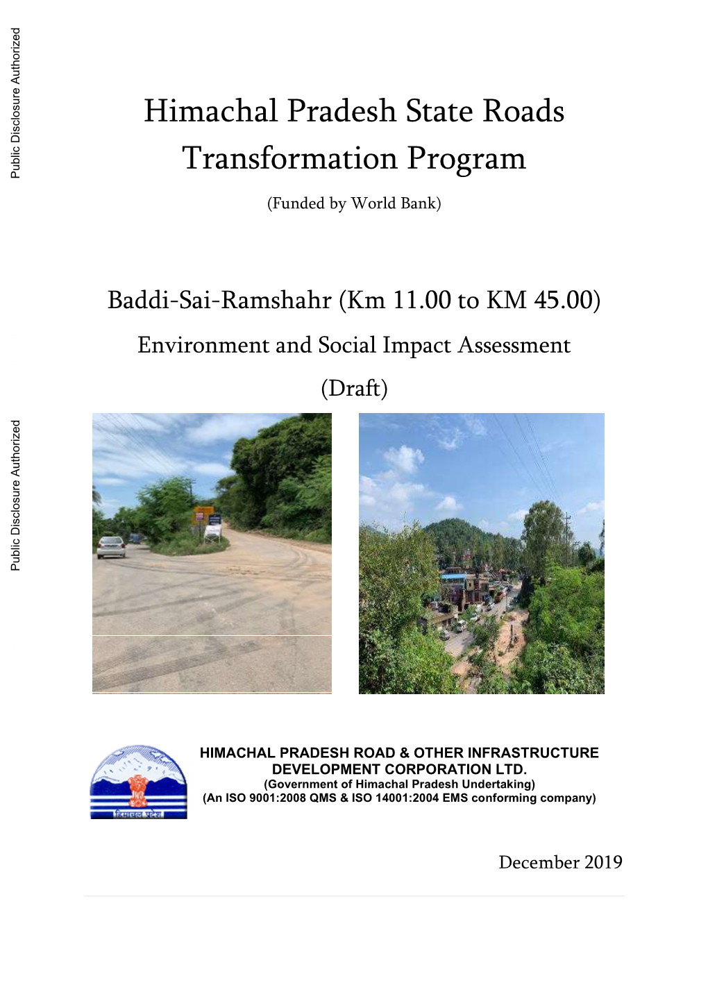 Himachal Pradesh State Roads Transformation Program