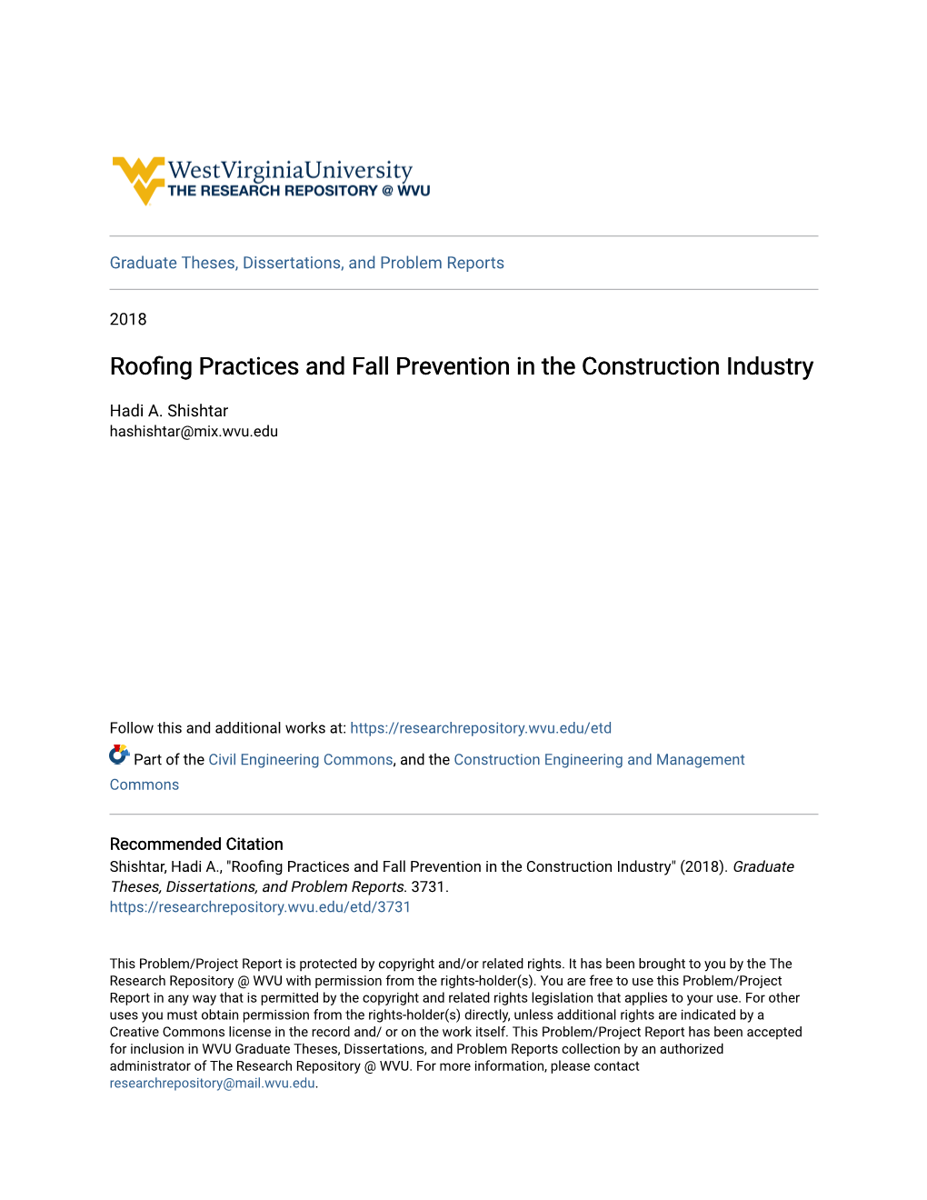 Roofing Practices and Fall Prevention in the Construction Industry