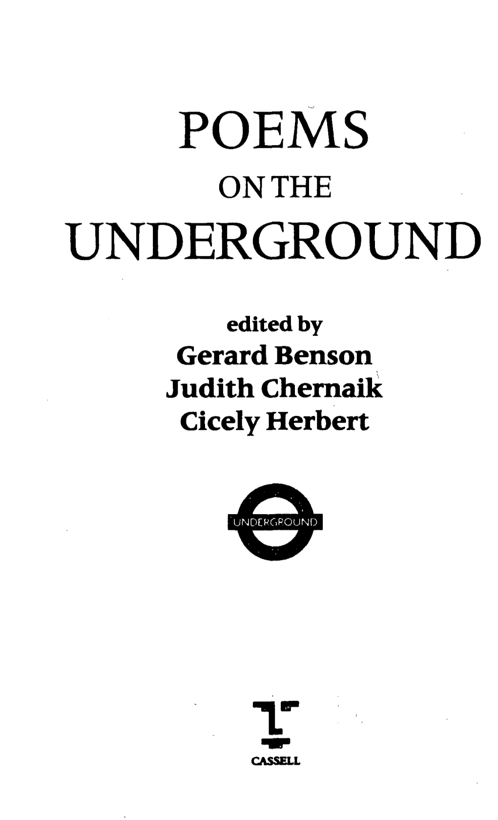 Poems Underground