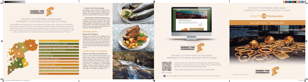 08 Pontevedra - UN TESORO ARTÍSTICO - ENG C PRESS.Indd 1-4 12/8/19 14:23 EXPERIENCE the REGION Museo De Pontevedra - Sexto Ediﬁ Cio