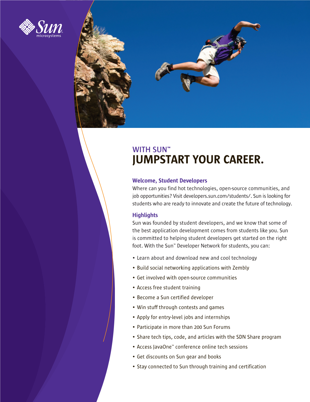 Sun™ Jumpstart Your Career