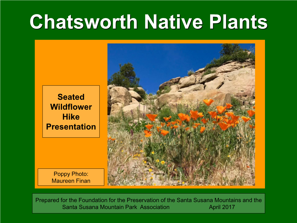 Chatsworth Native Plants