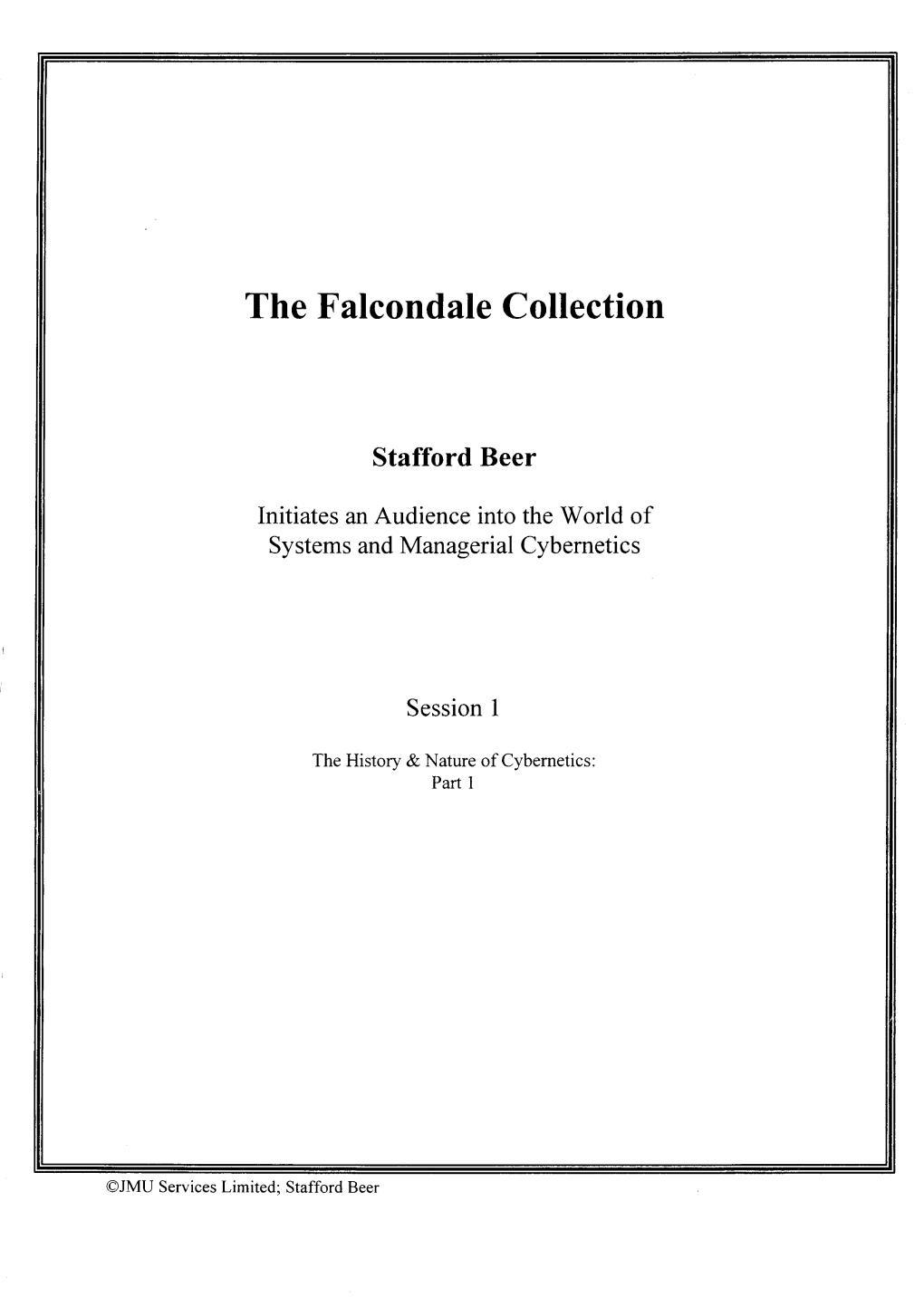 The Falcondale Collection