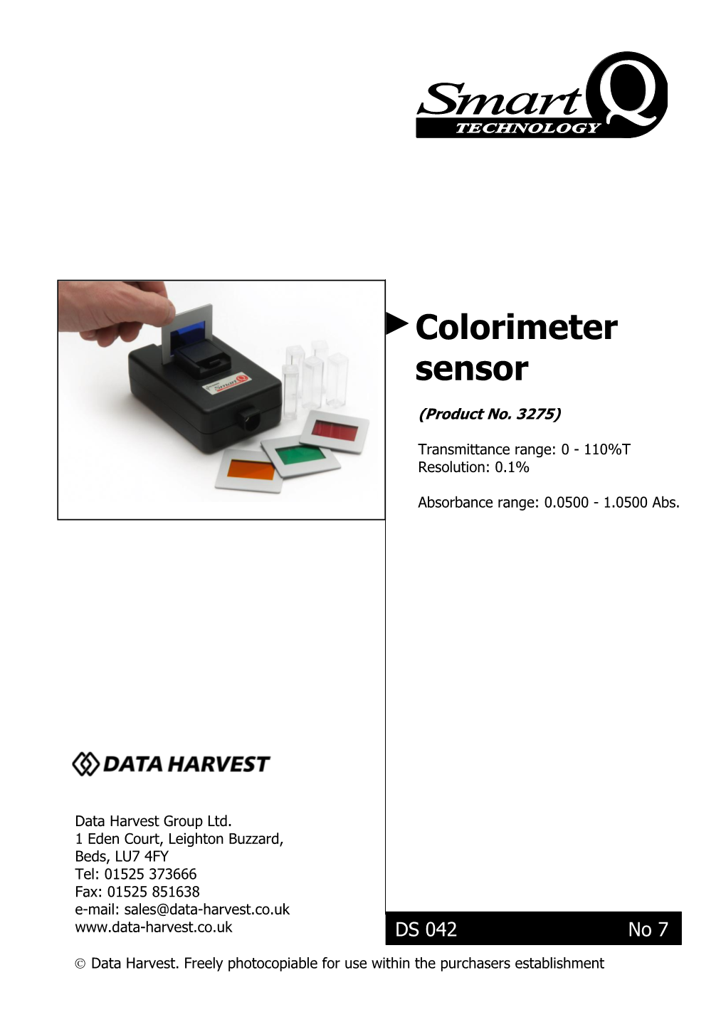 Colorimeter Sensor