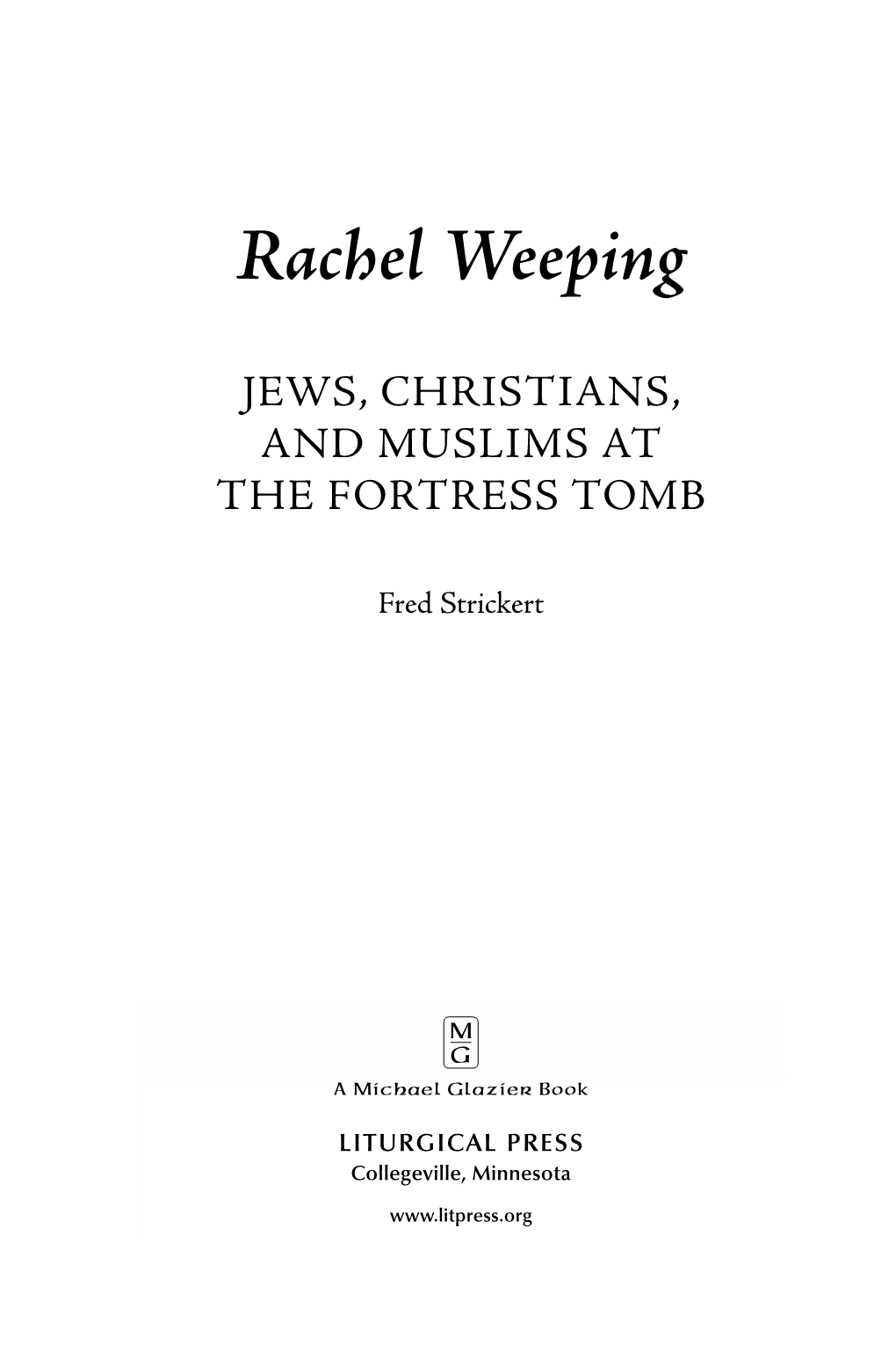 Rachel Weeping