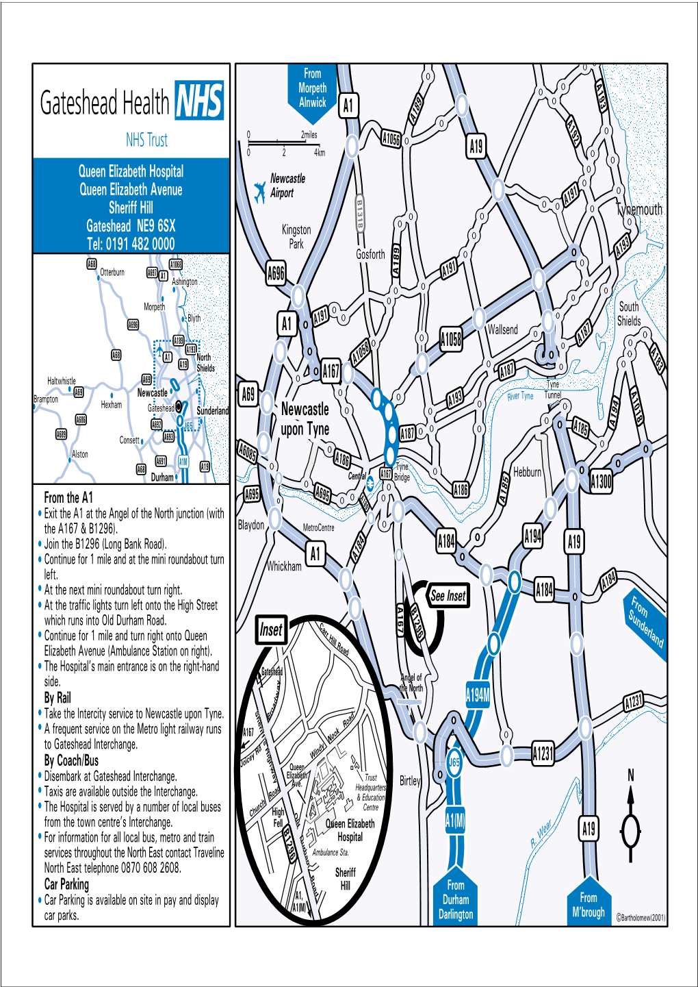 QE Hospital Directions Map (Pdf)