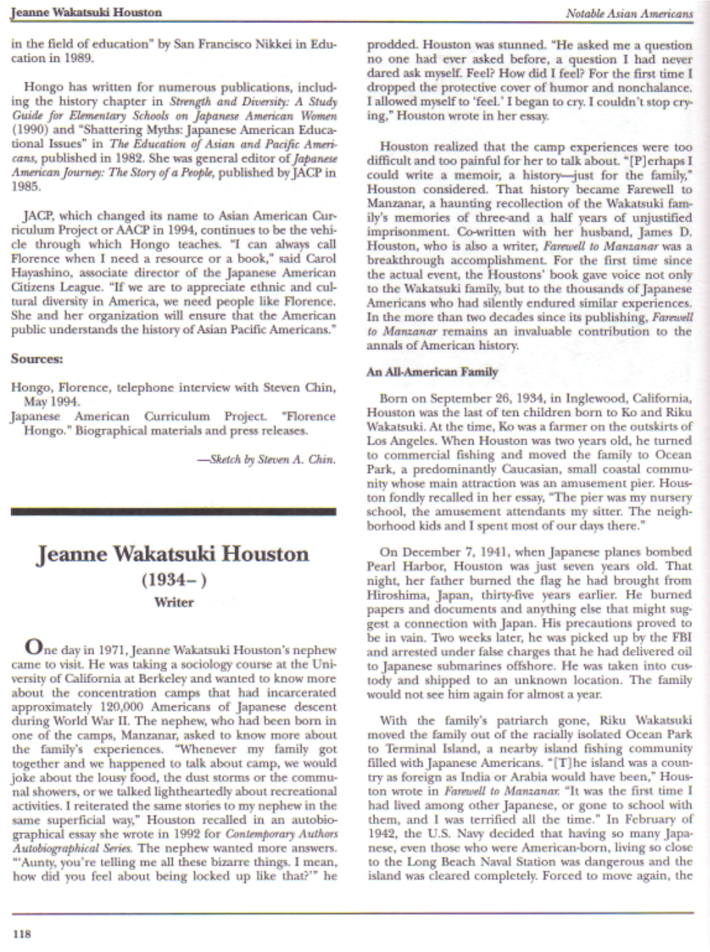 Jeanne Wakatsuki Houston Pearl Harbor, Houston Was Just Seven Years Old