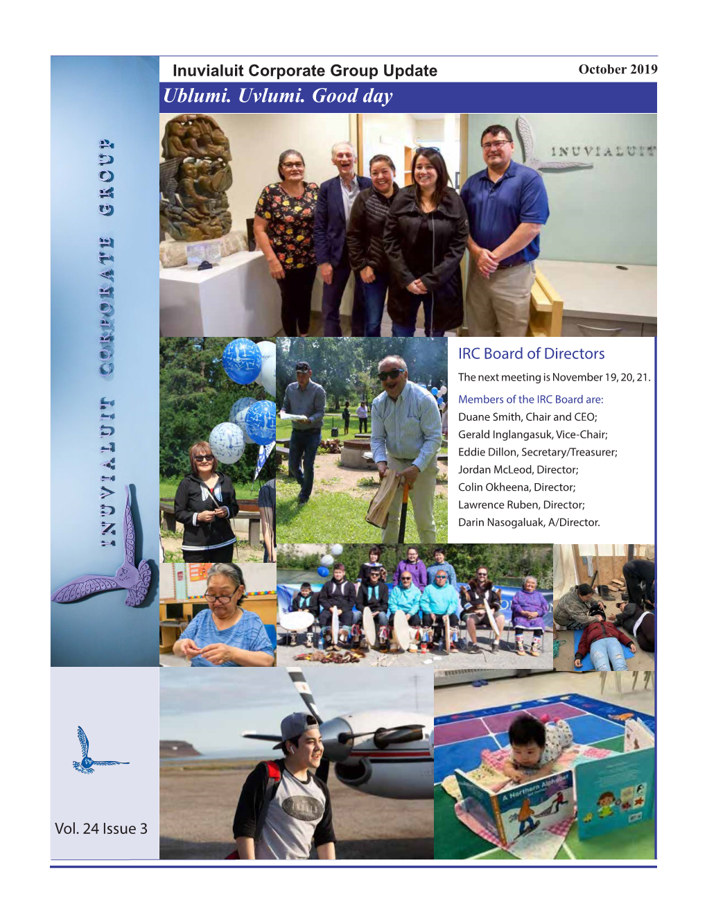 Inuvialuit Corporate Group Update October 2019 Ublumi