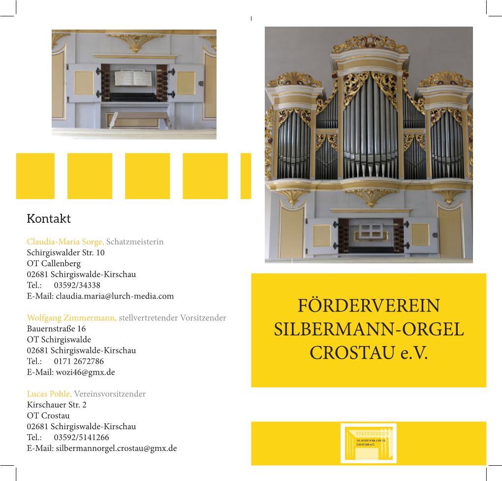 Förderverein Silbermann-Orgel Crostau E.V