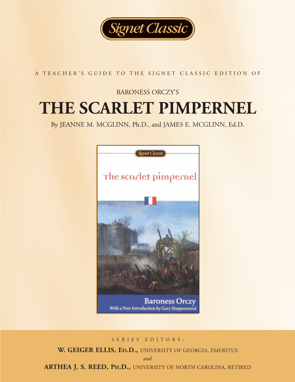 THE SCARLET PIMPERNEL by JEANNE M