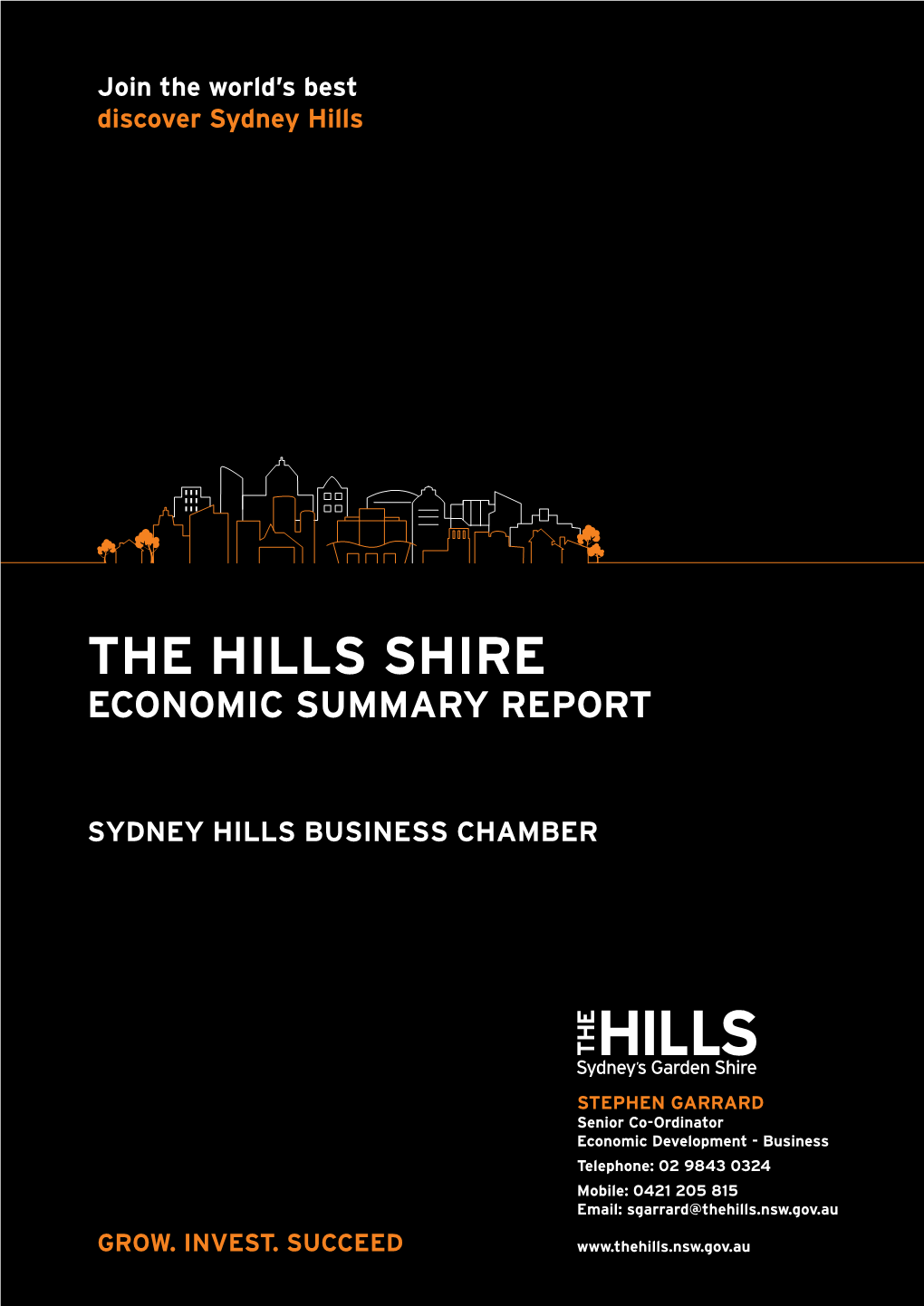 The Hills Shire Economic Summary Report