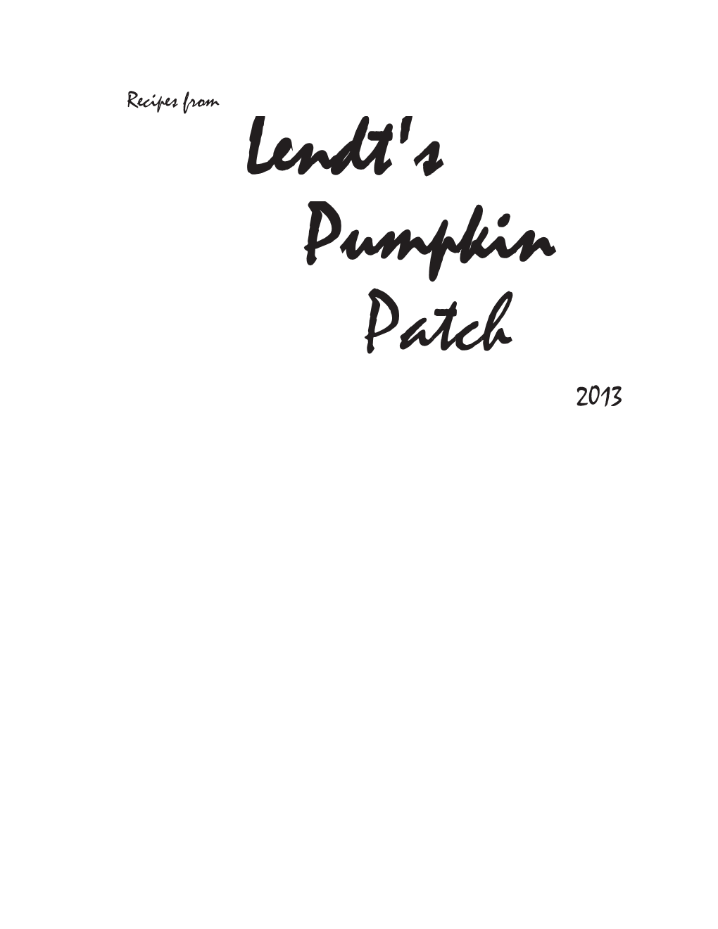 Recipes from Lendt's