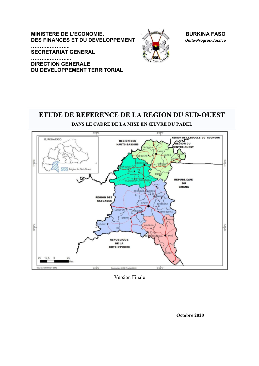 Etude De Reference De La Region Du Sud-Ouest Dans Le Cadre De La Mise En Œuvre Du Padel