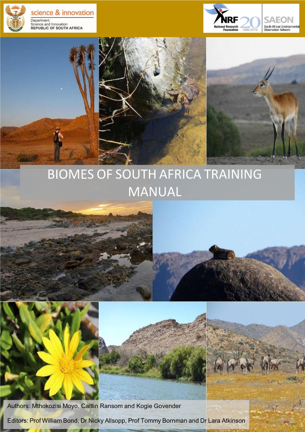 Biomes of South Africa Training Manual