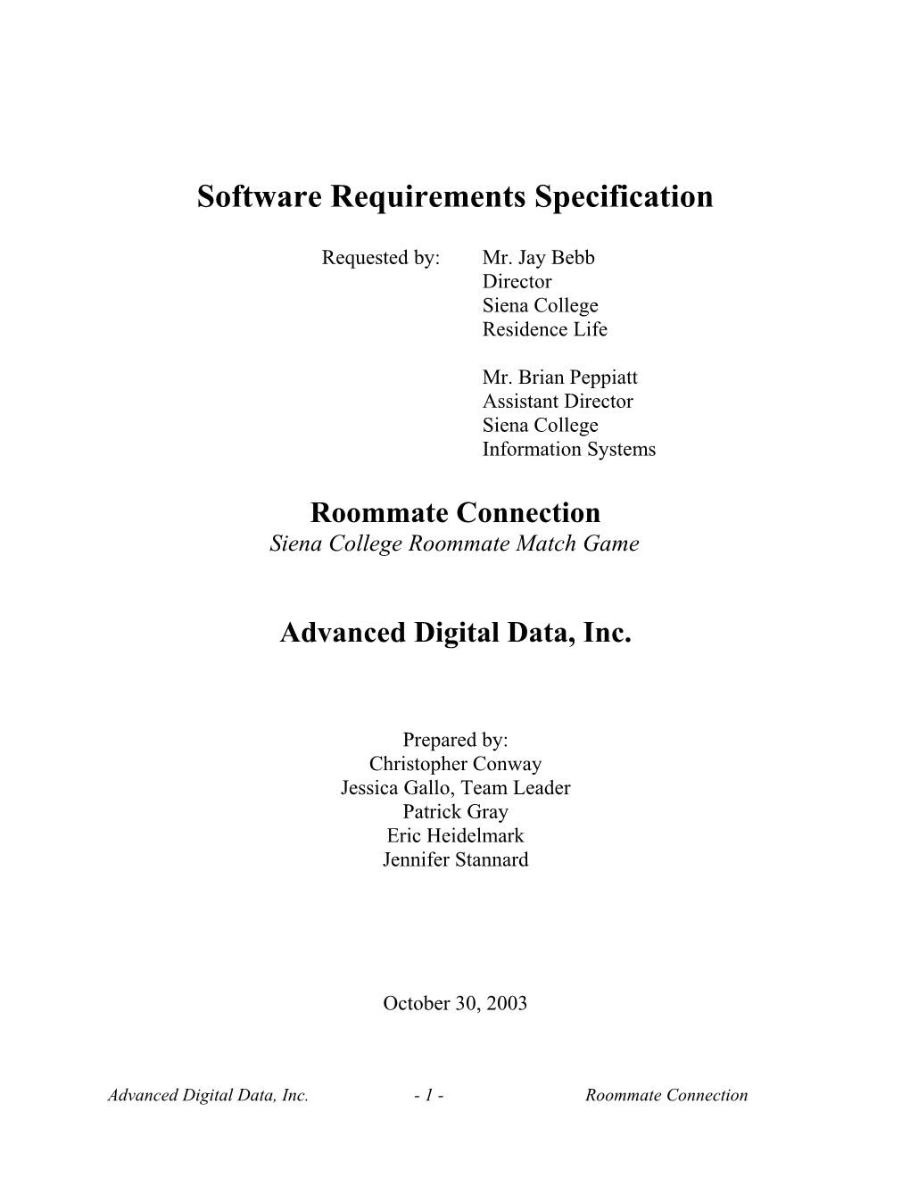 Software Requirements Specification s9