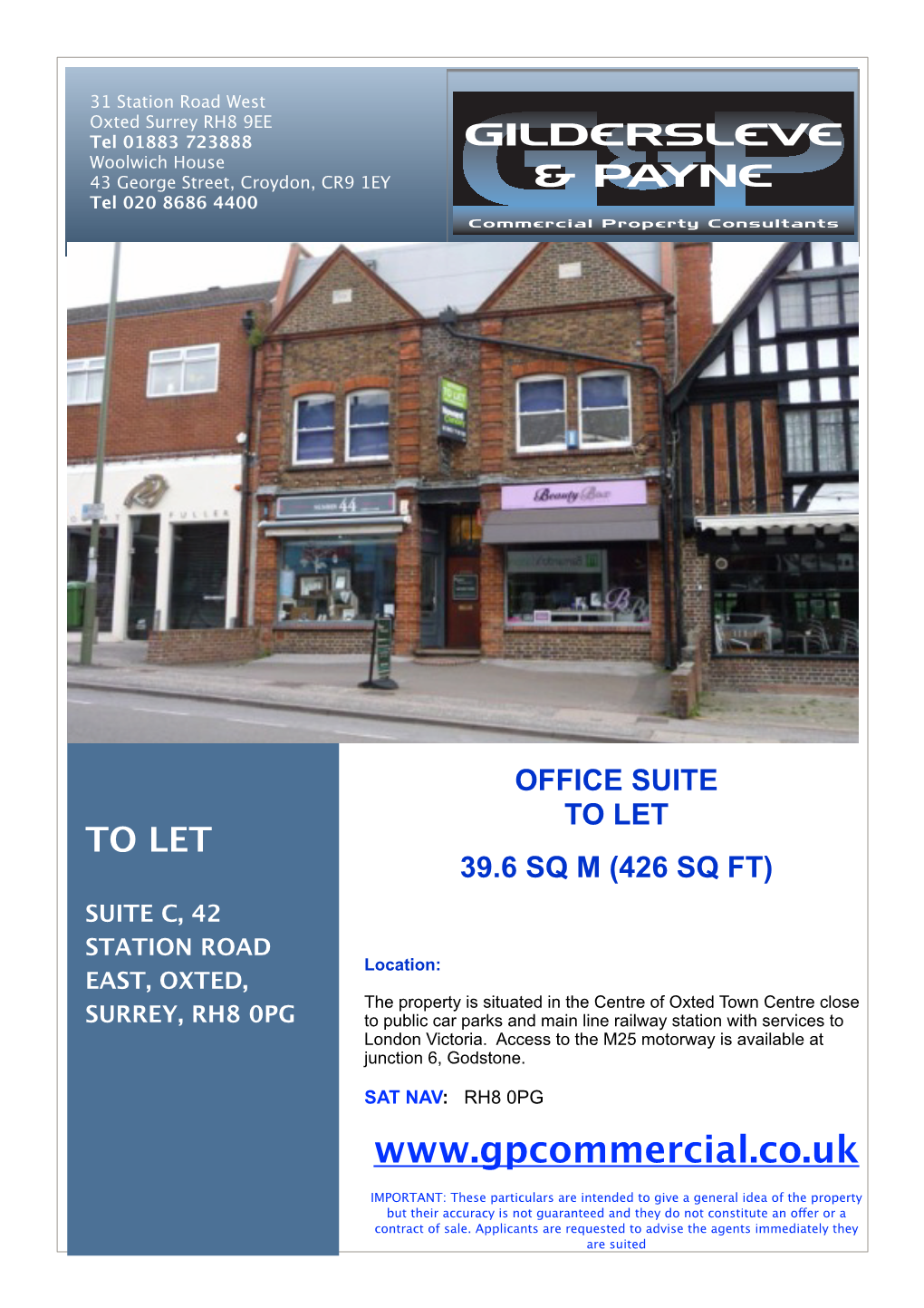 Suite C 42 Station Road East, Oxted Copy
