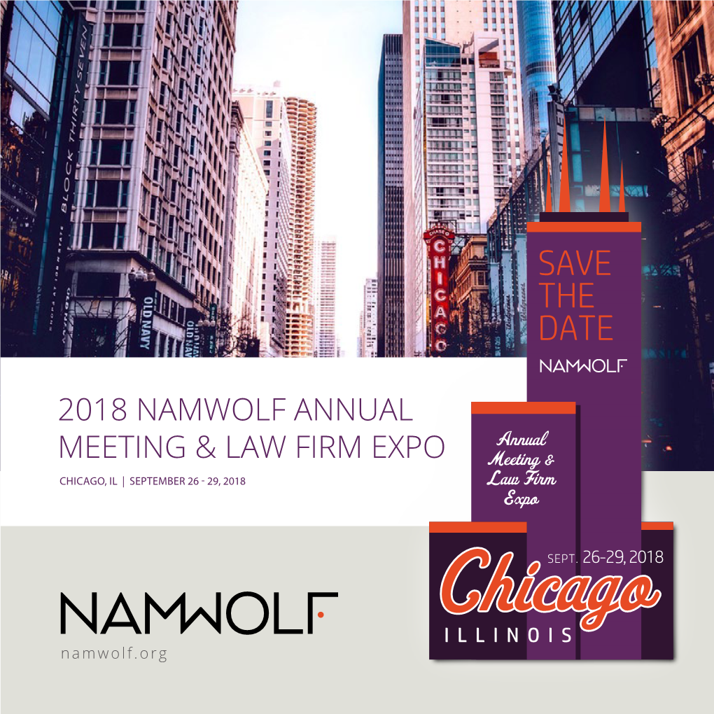 2018 Namwolf Annual Meeting & Law Firm Expo