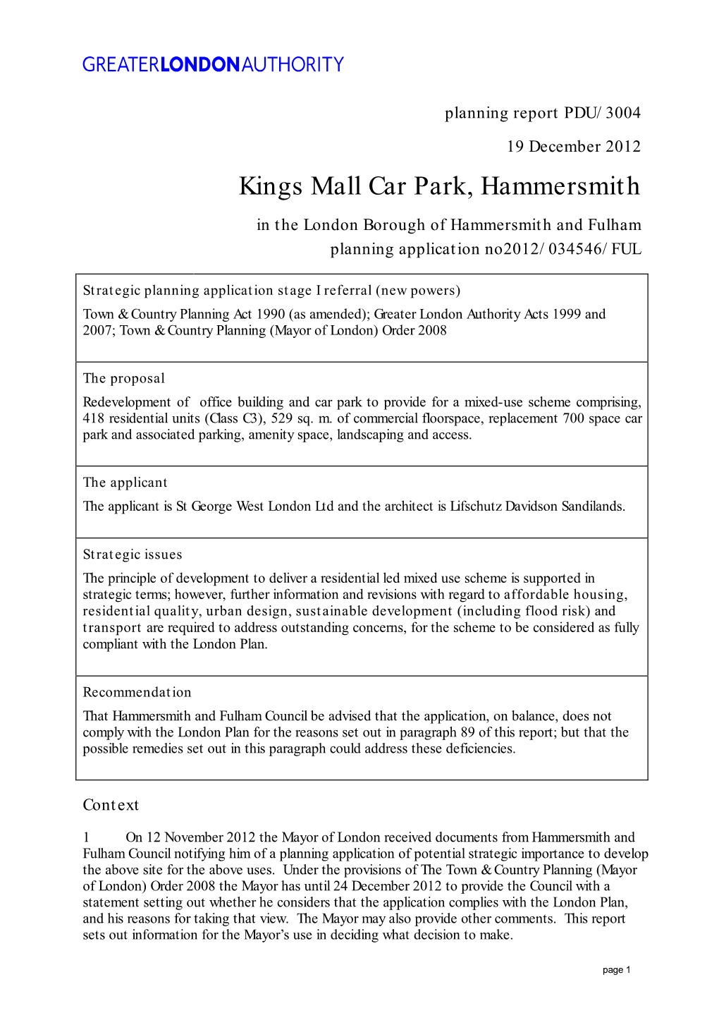 Kings Mall Car Park, Hammersmith