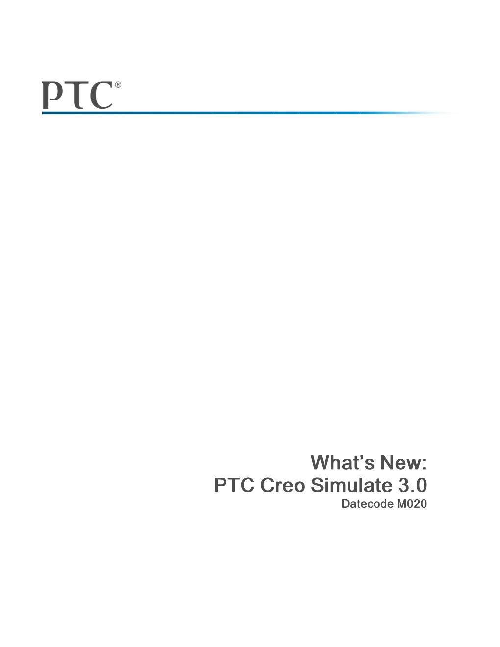 What's New: PTC Creo Simulate