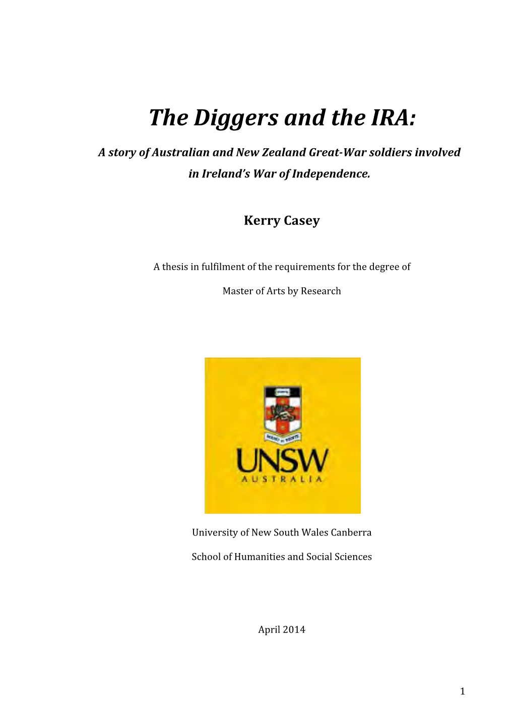 The Diggers and the IRA