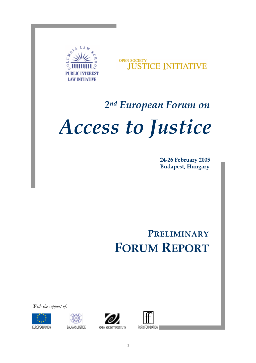 Access to Justice