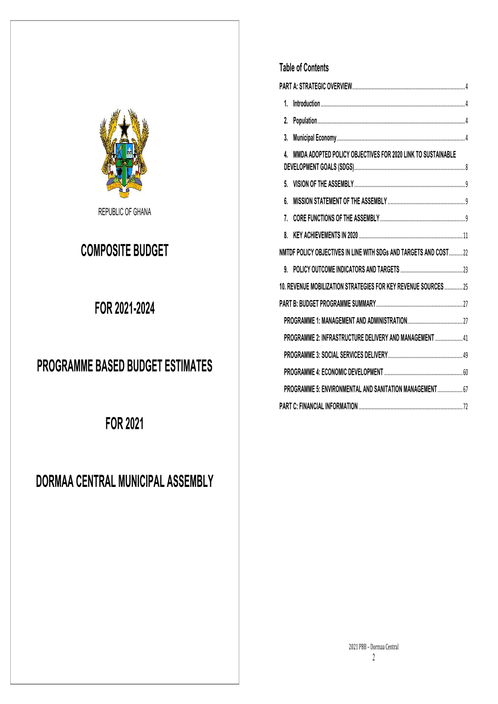 Dormaa Central Municipal Assembly