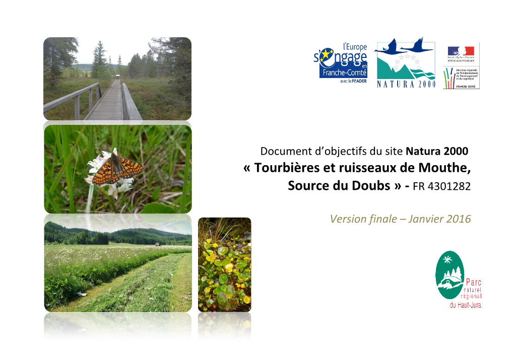 Document D'objectifs Du Site Natura 2000