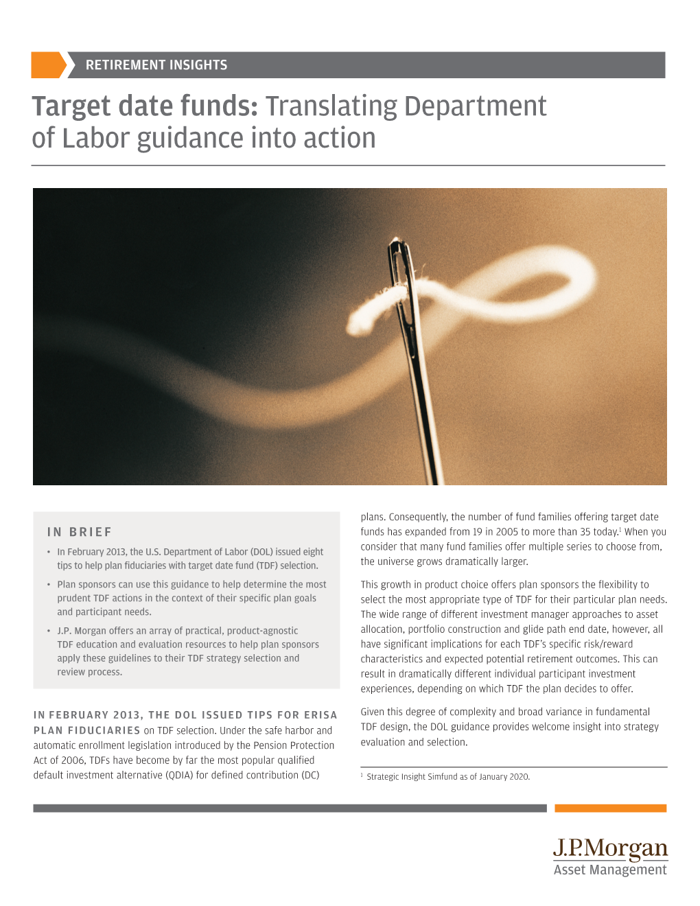 Translating Department of Labor Guidance Into Action