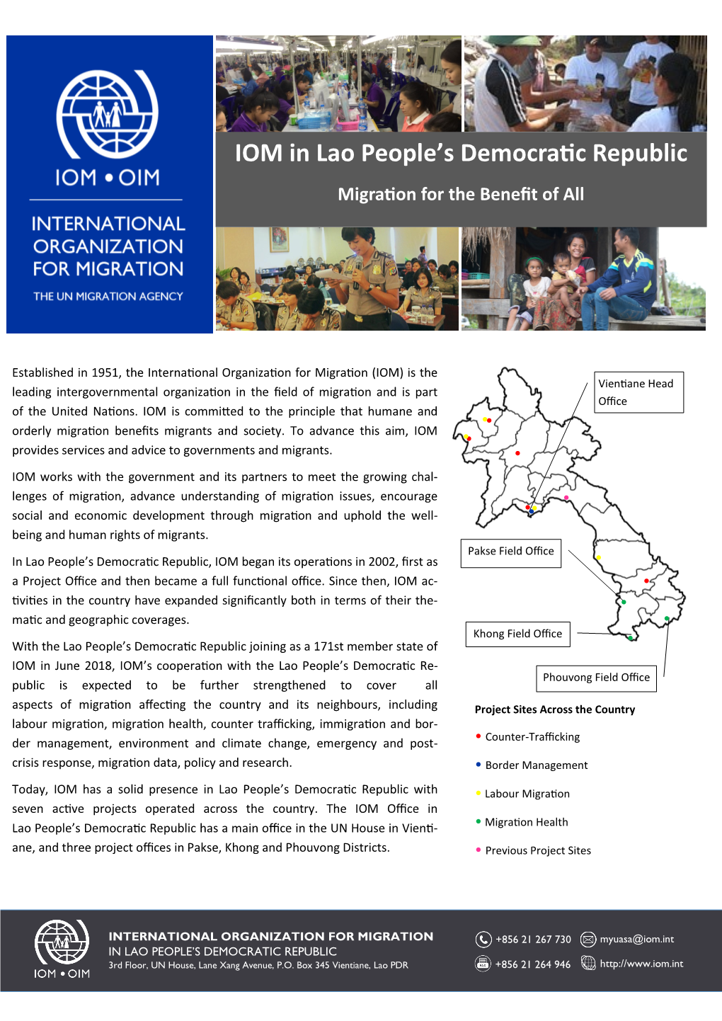 IOM in Lao People's Democratic Republic