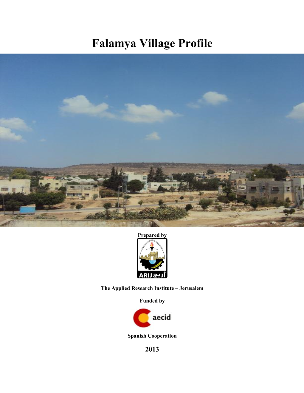 Falamya Village Profile