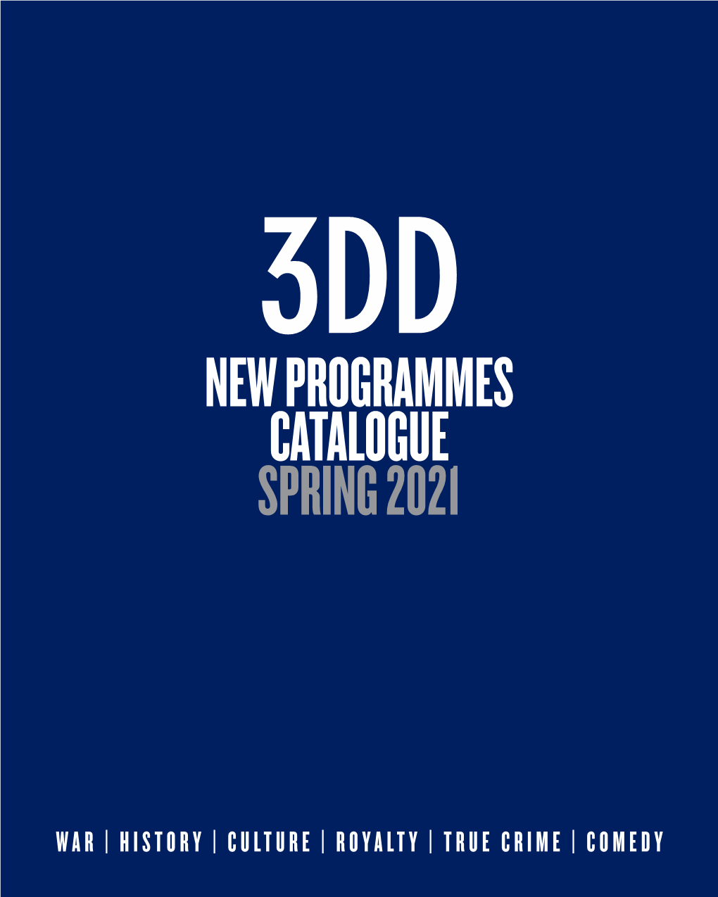 New Programmes Catalogue Spring 2021