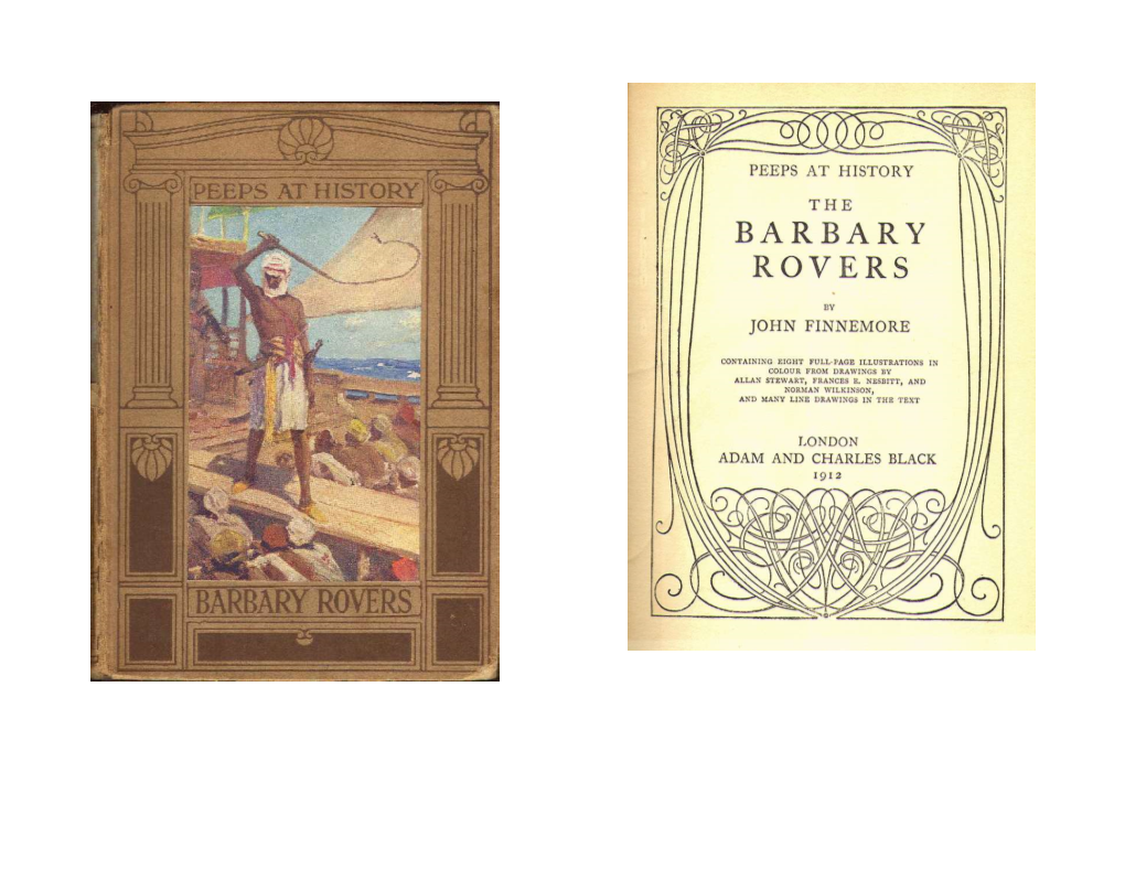 Barbary Rovers Were Allowed to Exist