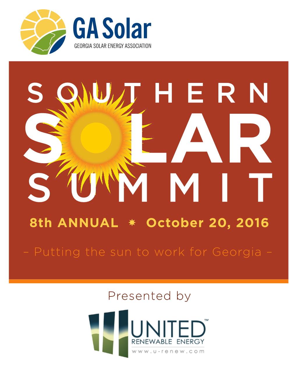 2016 Solar Summit Program