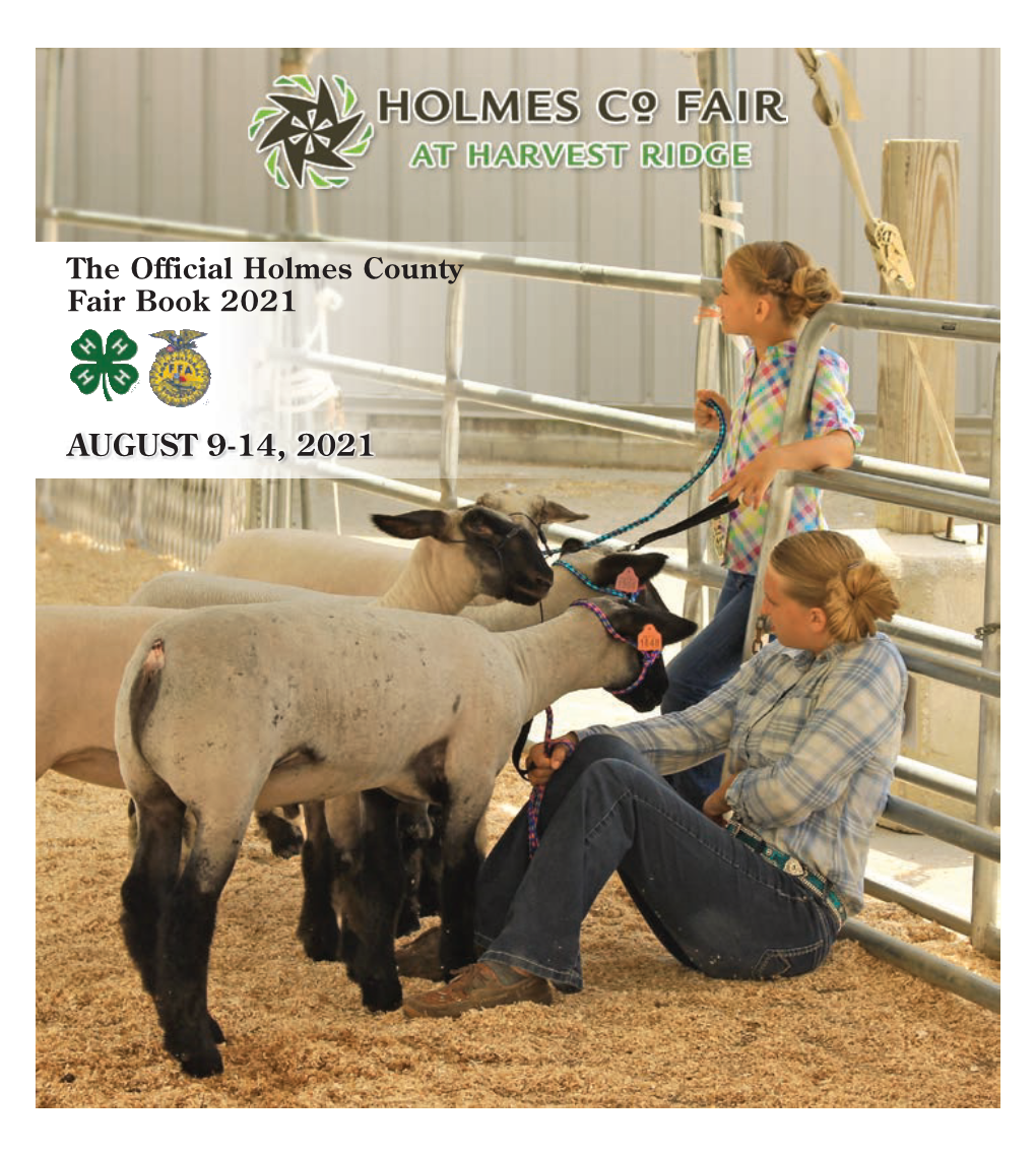 2021 Holmes County Fair Book