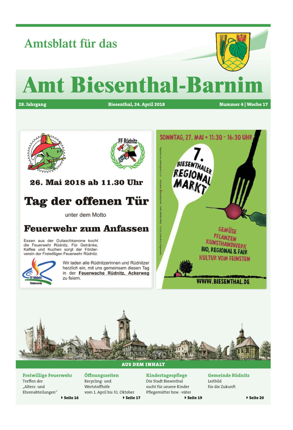 Amt Biesenthal-Barnim Amtsblatt Für Das Amt Biesenthal-Barnim 24