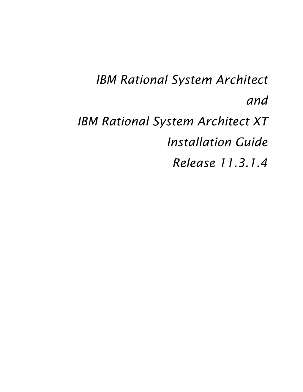 Introduction to Installation